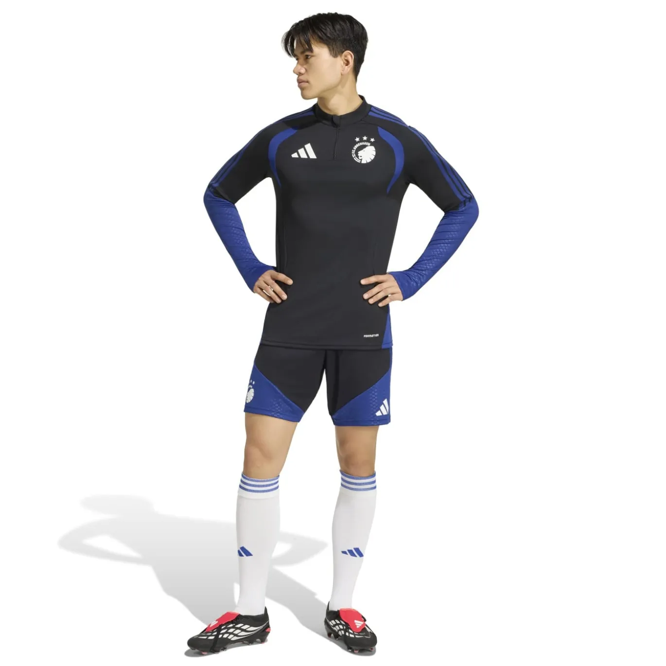 adidas Kopenhagen Trainingsbroekje 2026-2027 Zwart Donkerblauw Wit