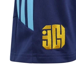 adidas Lamine Yamal Trainingsbroekje Kids Donkerblauw Blauw Oranje