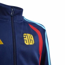 adidas Lamine Yamal Trainingspak Kids Donkerblauw Rood Blauw Oranje