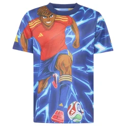 adidas Lamine Yamal Zomerset Kids Blauw Donkerblauw Rood Oranje