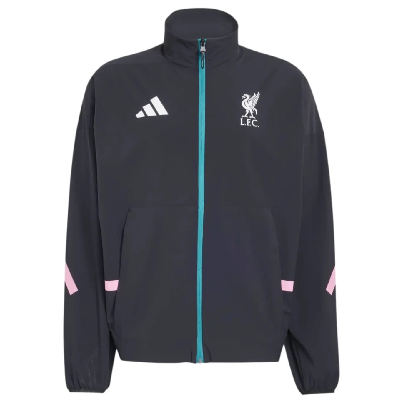 adidas Liverpool Anthem Trainingsjack 2025-2026 Zwart