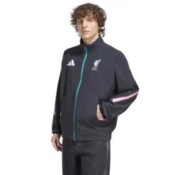 adidas Liverpool Anthem Trainingsjack 2025-2026 Zwart