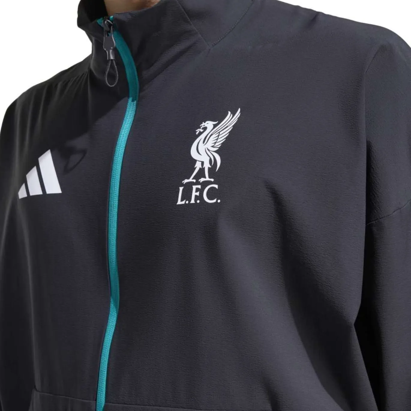 adidas Liverpool Anthem Trainingsjack 2025-2026 Zwart