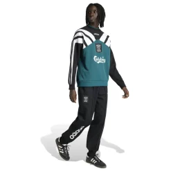adidas Liverpool Crew Trainingspak 1995-1996 Zwart Groen Wit