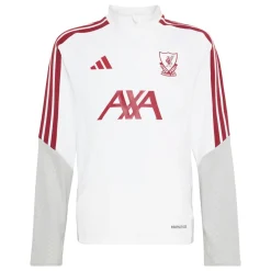 adidas Liverpool Europees Trainingstrui 1/4-Zip 2026-2027 Kids Wit Rood Grijs