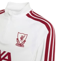 adidas Liverpool Europees Trainingstrui 1/4-Zip 2026-2027 Kids Wit Rood Grijs