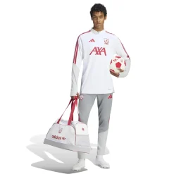 adidas Liverpool Europees Trainingstrui 1/4-Zip 2026-2027 Wit Rood Grijs