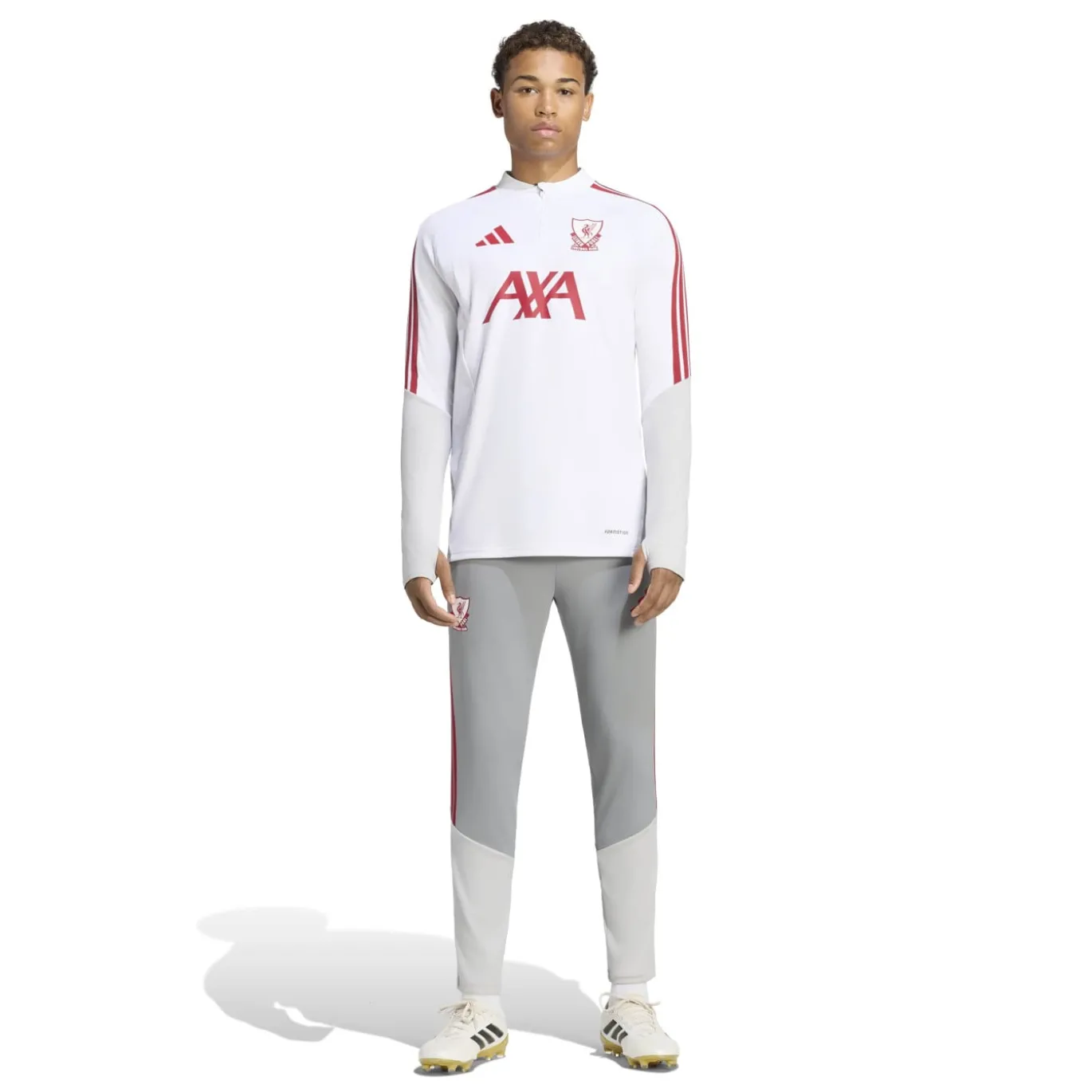adidas Liverpool Europees Trainingsbroek 2026-2027 Grijs Rood Wit