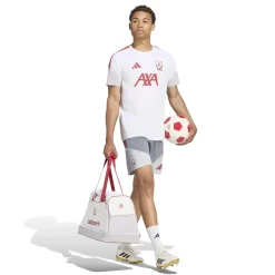 adidas Liverpool Europees Trainingsbroekje 2026-2027 Grijs Rood Wit