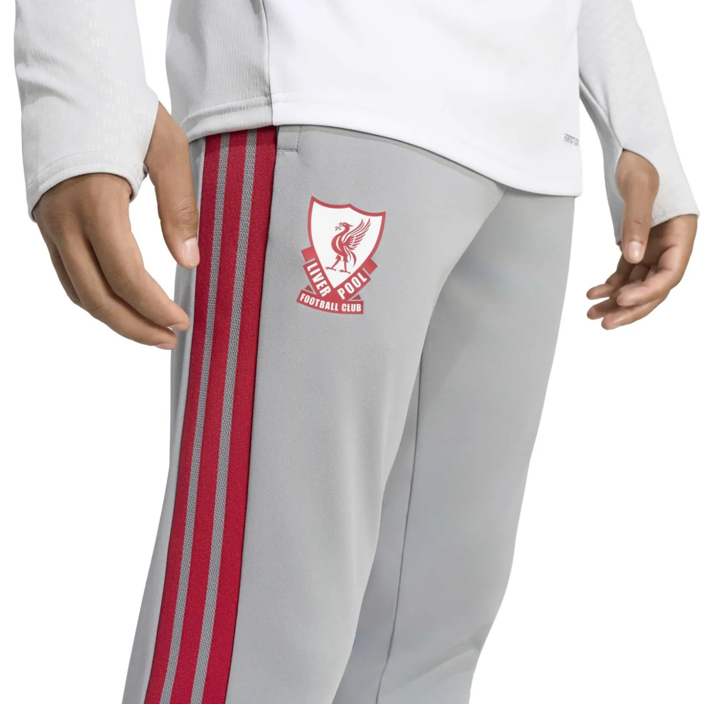 adidas Liverpool Europees Trainingspak 1/4-Zip 2026-2027 Wit Grijs Rood
