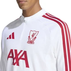 adidas Liverpool Europees Trainingspak 1/4-Zip 2026-2027 Wit Grijs Rood