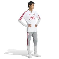 adidas Liverpool Europees Trainingspak 1/4-Zip 2026-2027 Wit Grijs Rood