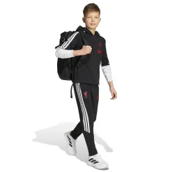 adidas Liverpool Hoodie 2026-2027 Kids Zwart Wit Rood