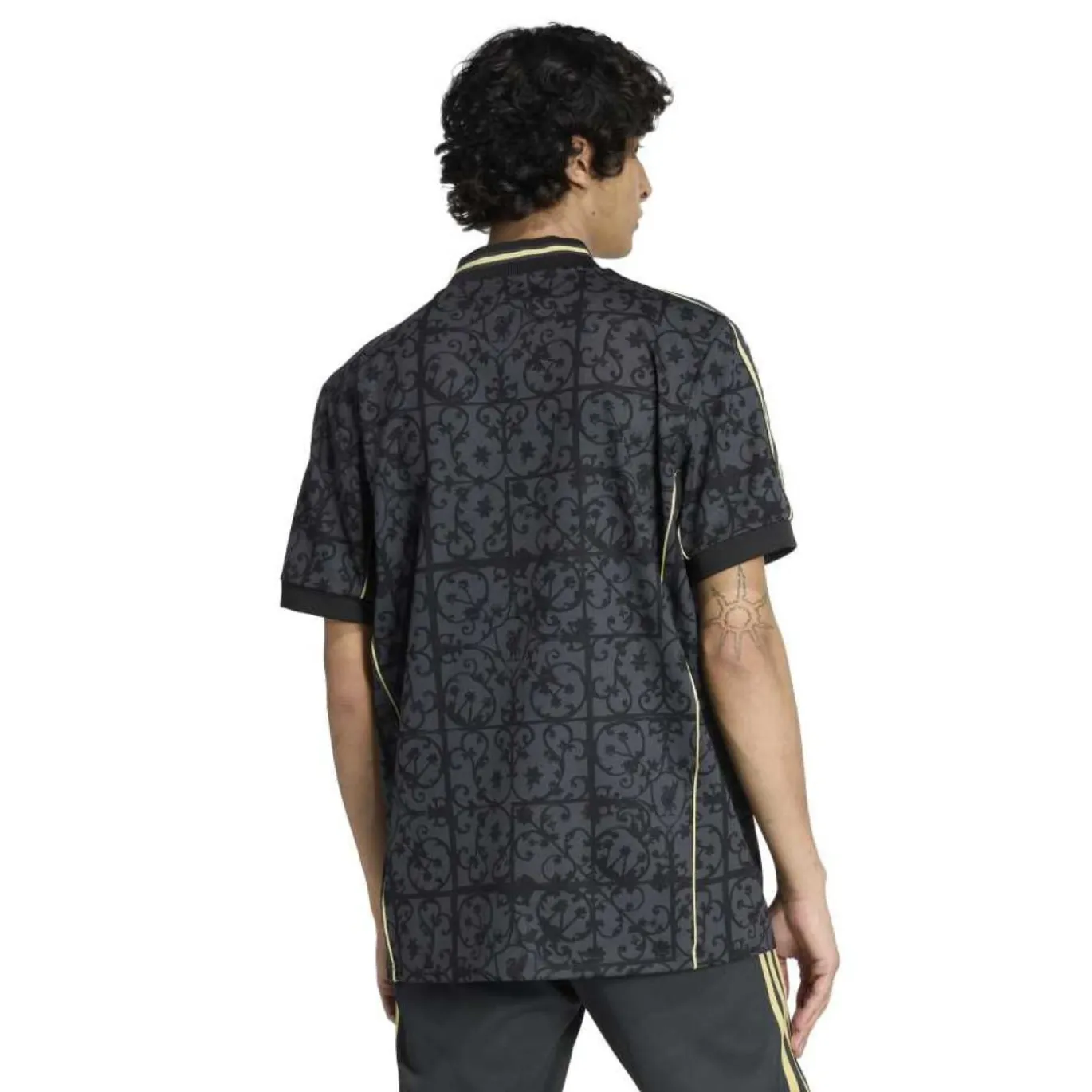 adidas Liverpool Lifestyler T-Shirt Donkergrijs Zwart Goud