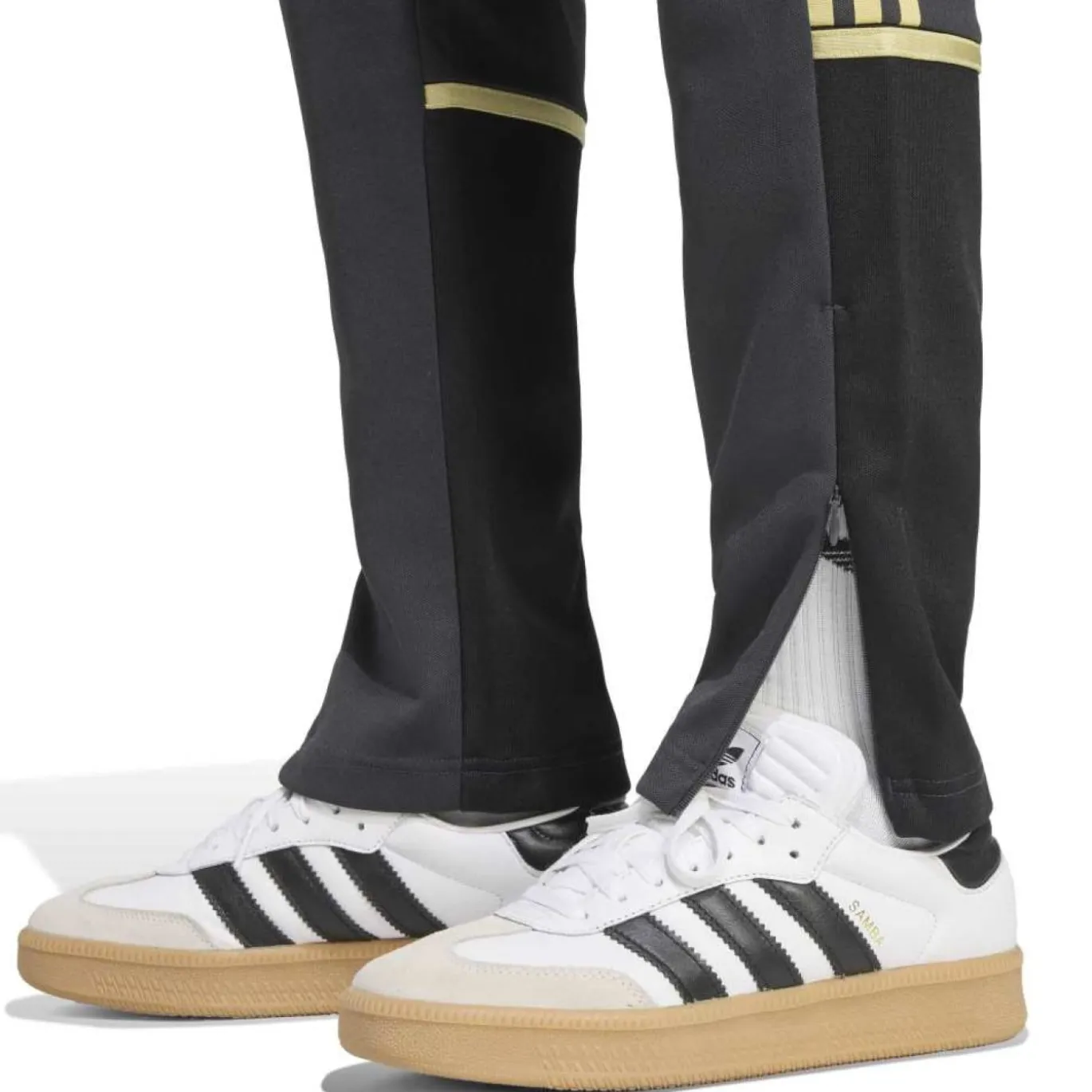 adidas Liverpool Lifestyler Trainingsbroek Donkergrijs Goud