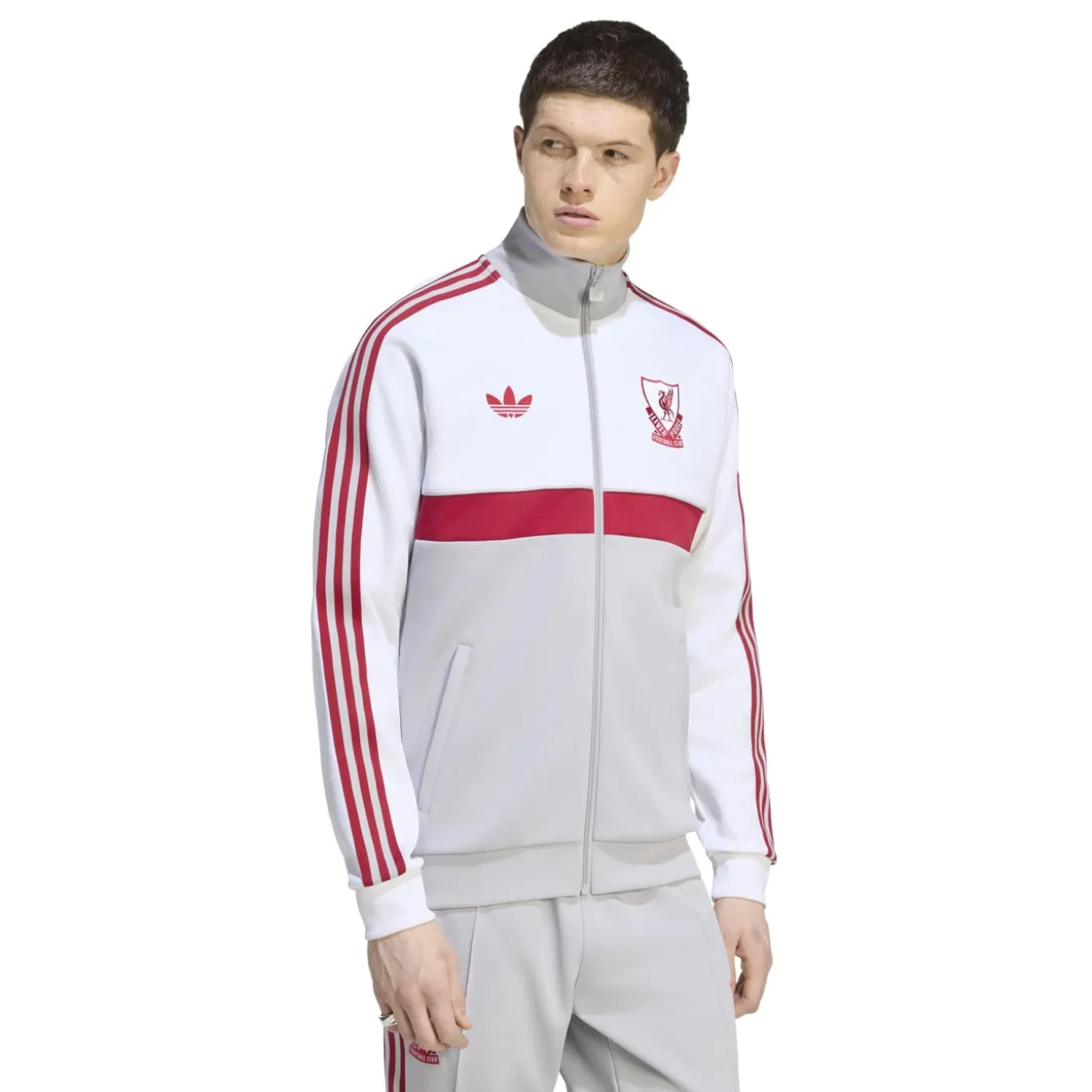 adidas Liverpool Originals Trainingsjack Wit Grijs Rood