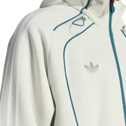adidas Liverpool Originals Trainingsjack Lichtgrijs Turquoise Zilver