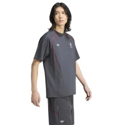 adidas Liverpool Originals T-Shirt Donkergrijs Zilver Rood