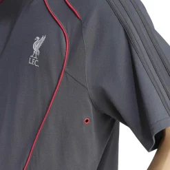 adidas Liverpool Originals T-Shirt Donkergrijs Zilver Rood