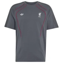 adidas Liverpool Originals T-Shirt Donkergrijs Zilver Rood