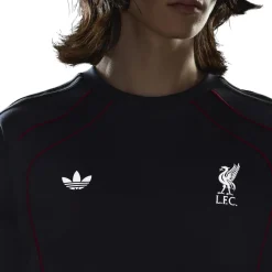 adidas Liverpool Originals T-Shirt Donkergrijs Zilver Rood