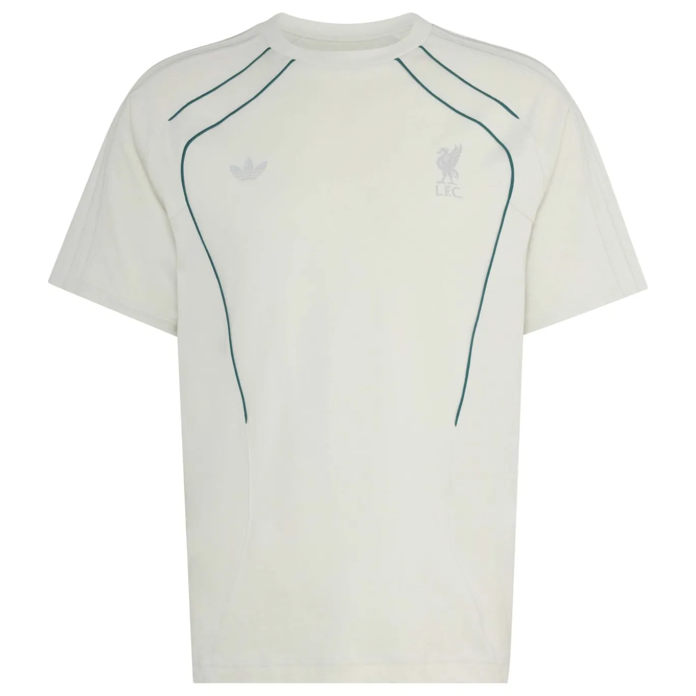 adidas Liverpool Originals T-Shirt Lichtgrijs Zilver Blauw