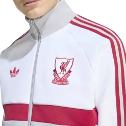 adidas Liverpool Originals Trainingspak Full-Zip Wit Grijs Rood