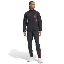 adidas Liverpool Presentatie Trainingspak Full-Zip 2025-2026 Zwart Rood Wit