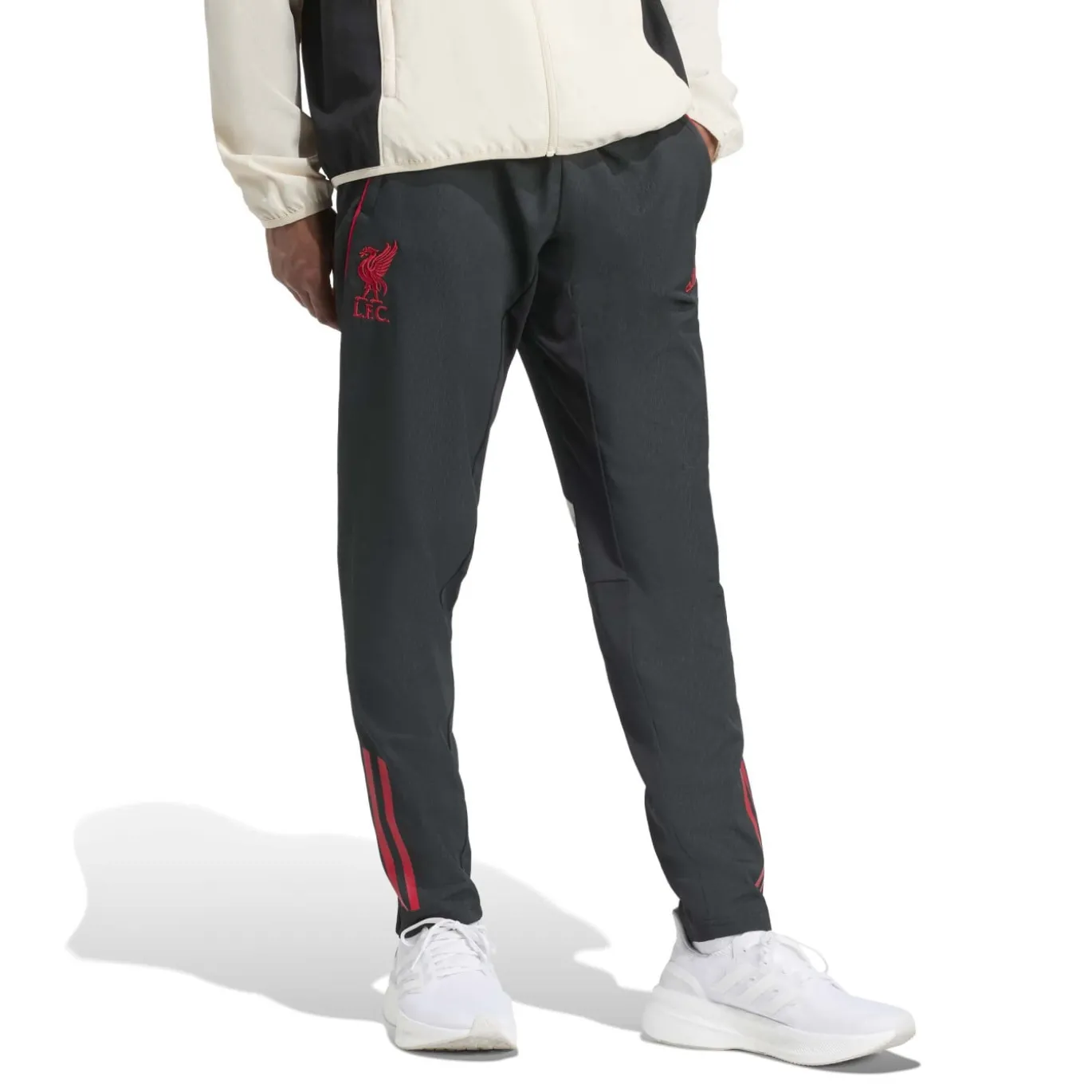 adidas Liverpool Presentatie Trainingspak Full-Zip 2025-2026 Zwart Rood Wit