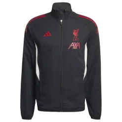 adidas Liverpool Presentatie Trainingspak Full-Zip 2025-2026 Zwart Rood Wit