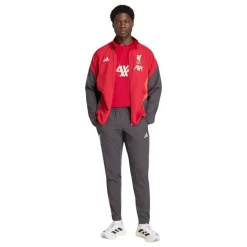 adidas Liverpool Presentatie Trainingspak Full-Zip 2025-2026 Rood Grijs Zilver