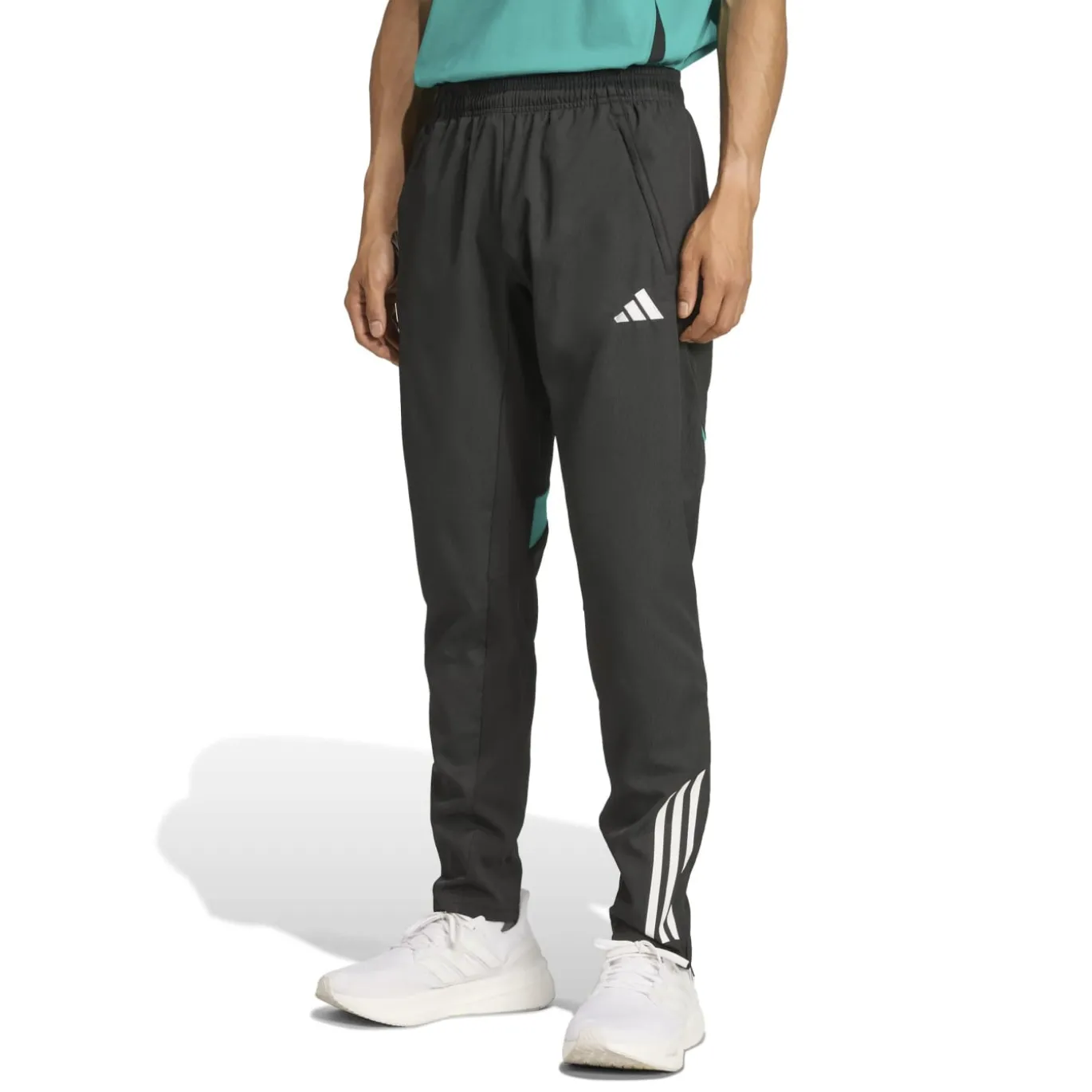 adidas Liverpool Presentatie Trainingspak Full-Zip Europees 2025-2026 Groen Zwart Wit