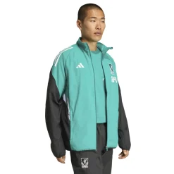 adidas Liverpool Presentatie Trainingsjack Europees 2025-2026 Groen Wit Zwart