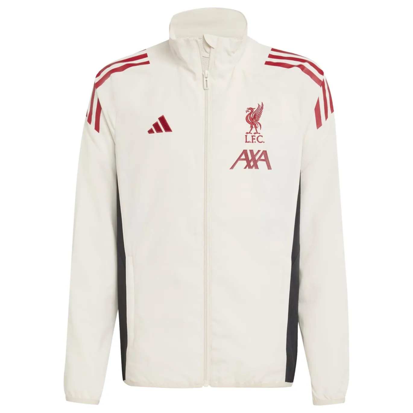 adidas Liverpool Presentatie Trainingspak 2025-2026 Kids Wit Rood Zwart