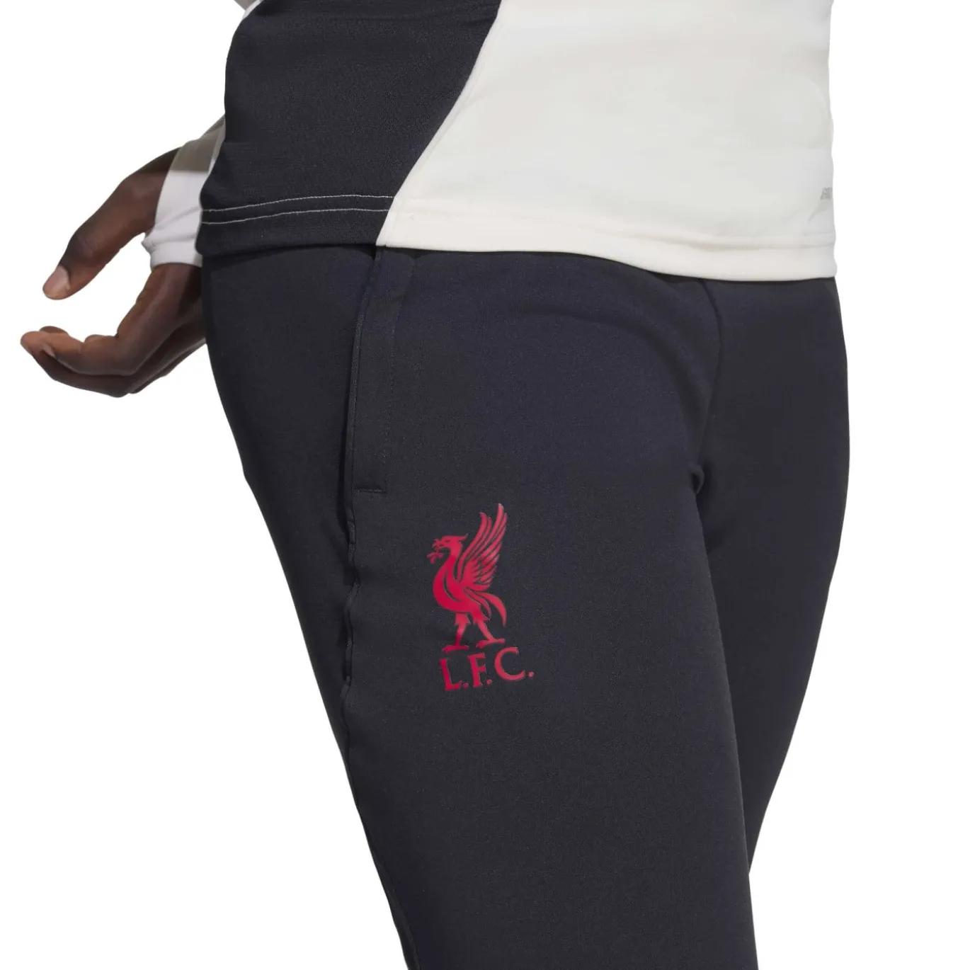 adidas Liverpool Presentatie Trainingspak 2025-2026 Kids Wit Rood Zwart