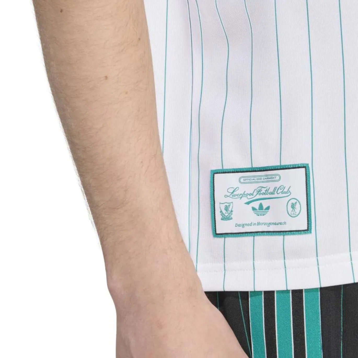 adidas Liverpool Terrace Icons T-Shirt Wit Zwart Groen