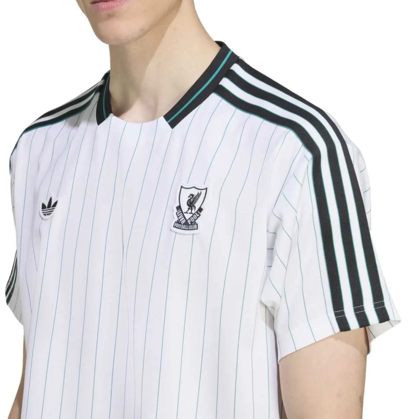 adidas Liverpool Terrace Icons T-Shirt Wit Zwart Groen