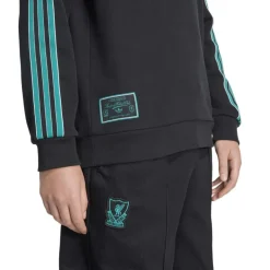 adidas Liverpool Terrace Icons Crew Trainingspak Zwart Groen Wit
