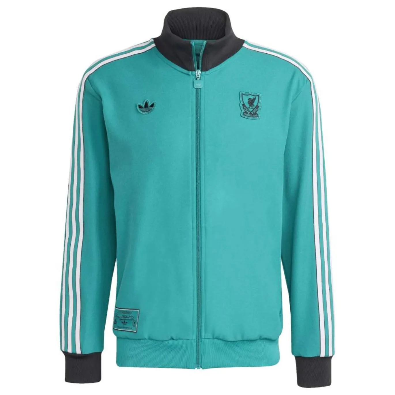 adidas Liverpool Terrace Icons Trainingsjack Groen Wit Zwart