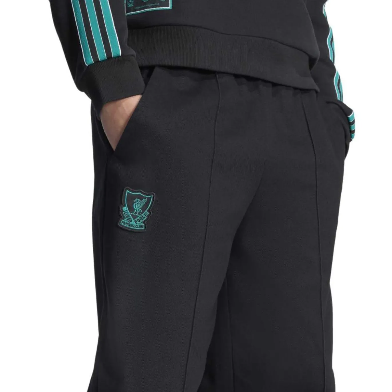 adidas Liverpool Terrace Icons Joggingsbroek Zwart Groen