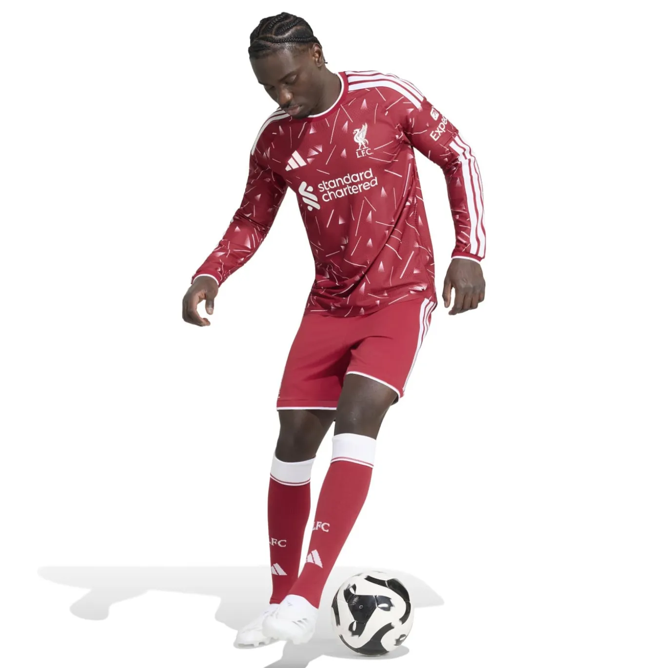adidas Liverpool Thuisshirt Authentic Lange Mouwen 2026-2027