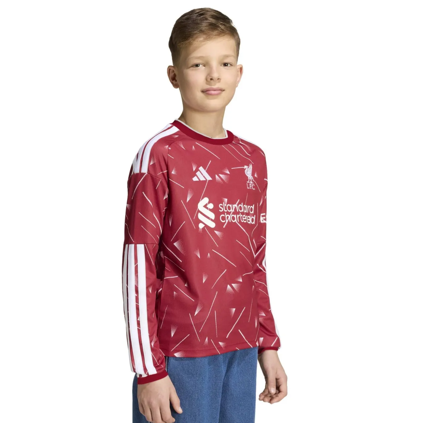 adidas Liverpool Thuistenue Lange Mouwen 2026-2027 Kids