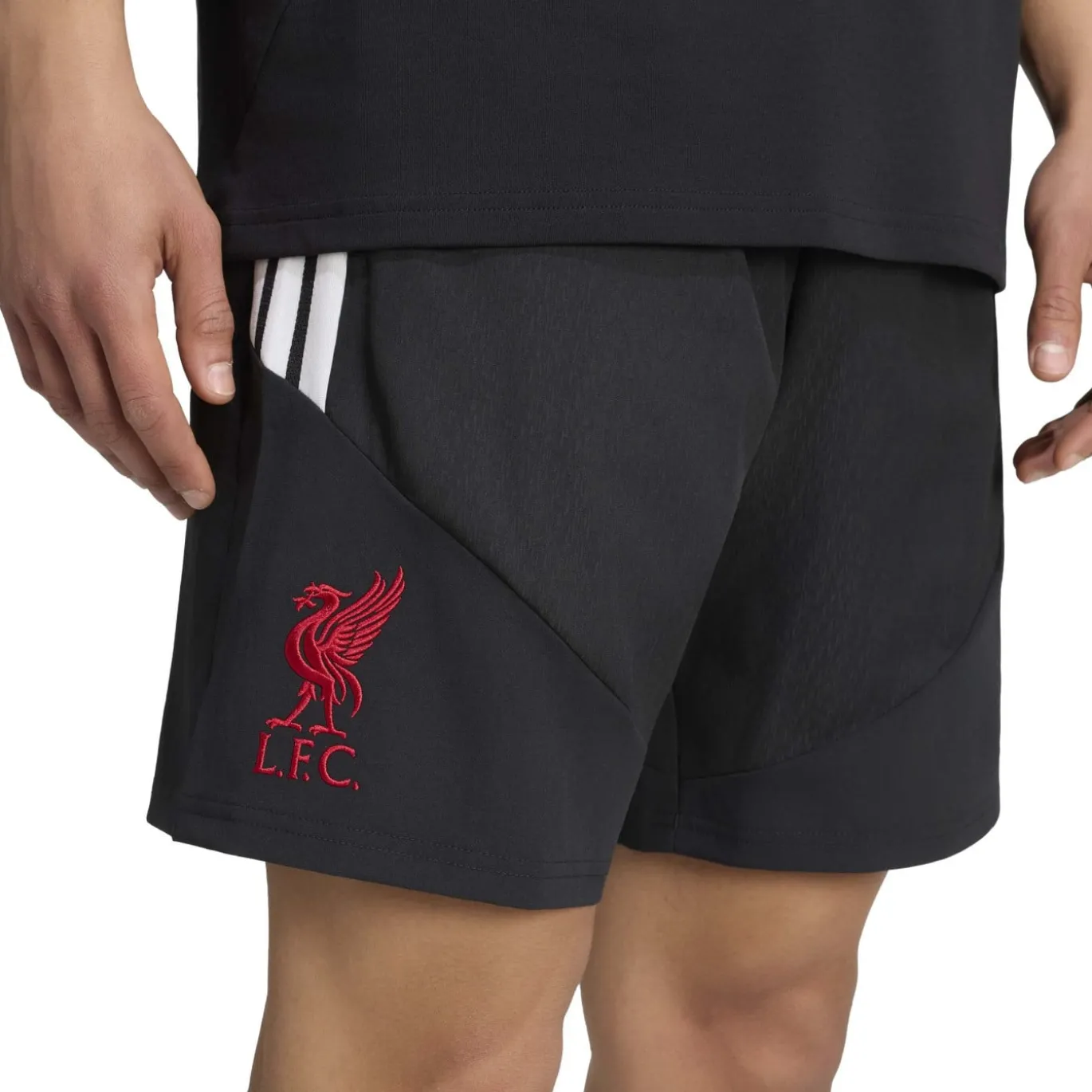 adidas Liverpool Tiro Trainingsbroekje 2026-2027 Zwart Wit Rood