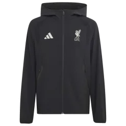 adidas Liverpool Tiro Travel Trainingsjack 2026-2027 Kids Zwart Wit