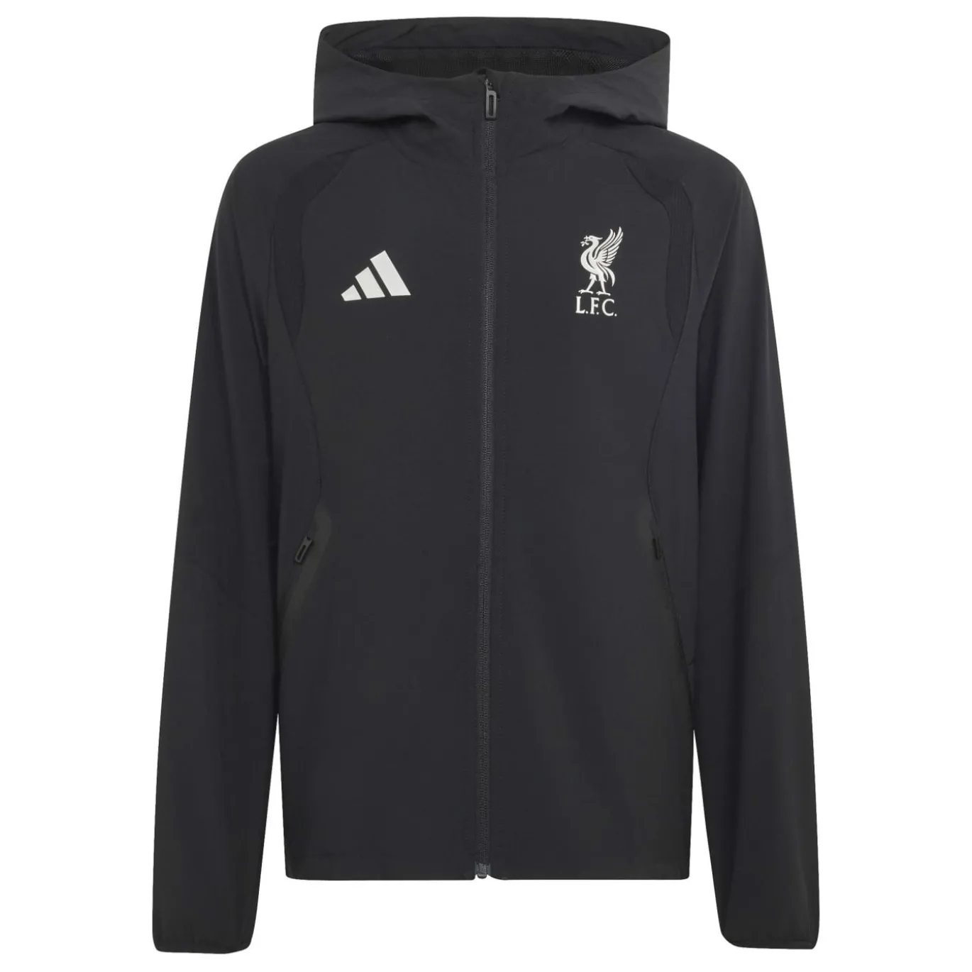 adidas Liverpool Tiro Travel Trainingsjack 2026-2027 Kids Zwart Wit