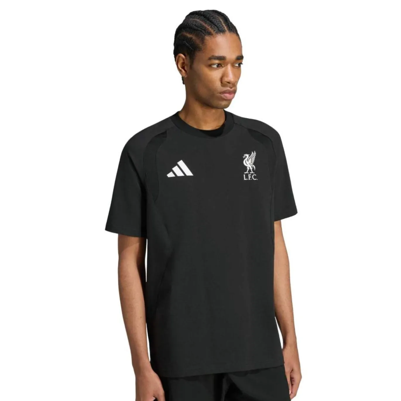 adidas Liverpool Tiro Travel T-Shirt 2026-2027 Zwart Wit