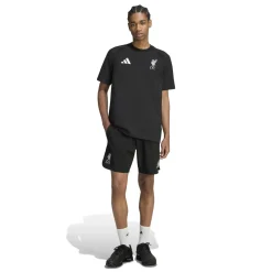 adidas Liverpool Tiro Travel T-Shirt 2026-2027 Zwart Wit