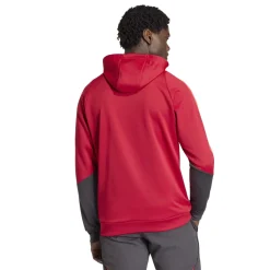 adidas Liverpool Track Hoodie 1/4-Zip 2025-2026 Rood Grijs Zilver