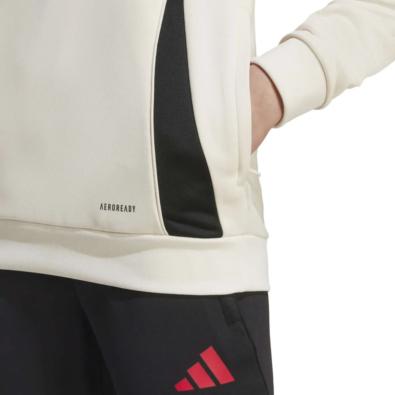 adidas Liverpool Track Trainingspak Hooded 2025-2026 Kids Wit Zwart Rood