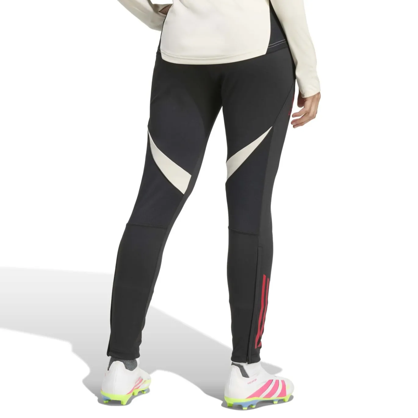 adidas Liverpool Trainingsbroek 2025-2026 Dames Zwart Rood Wit